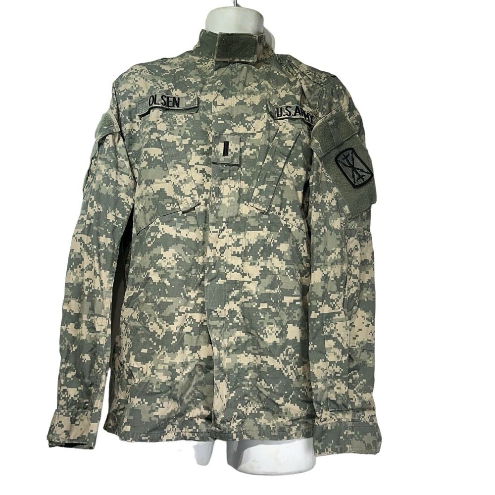 Vintage Army Nato 8090/9404 Medium Long Military Zip Down Camo Patches Jacket